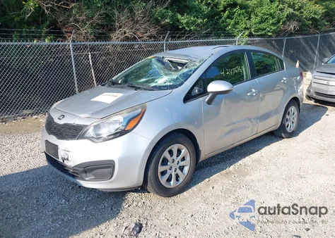 2013 Kia Rio Lx из США, поврежденный, VIN KNADM4A39D6224101